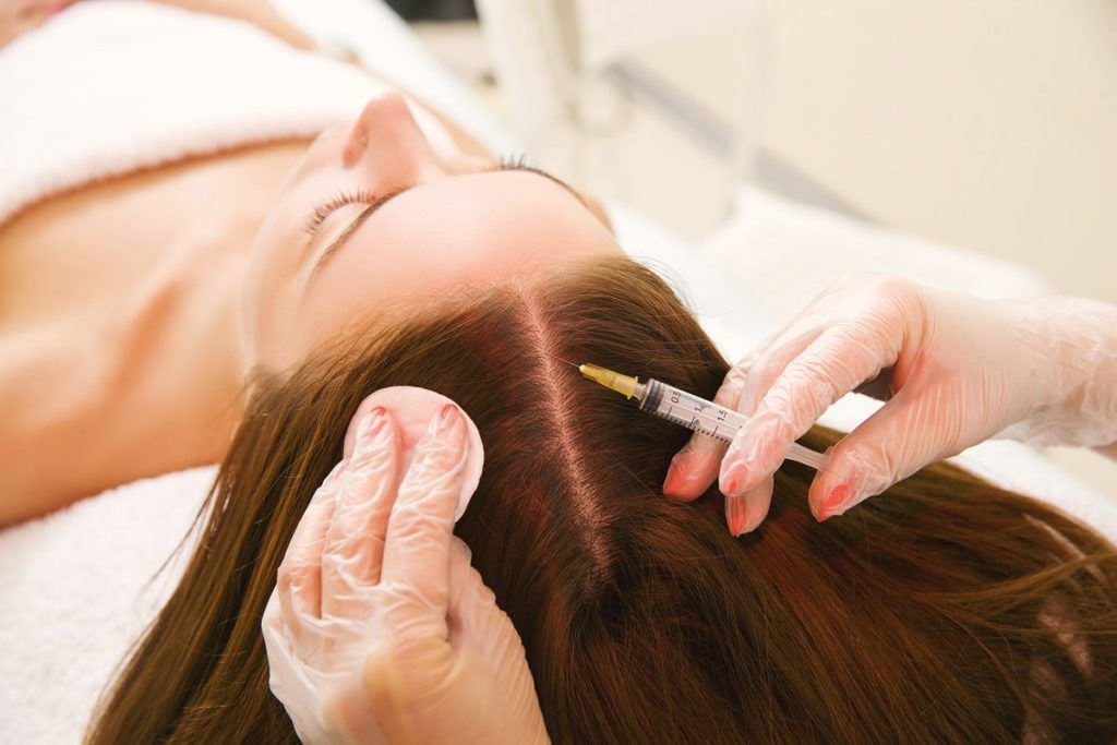 Процедура плазмолифтинга для волос